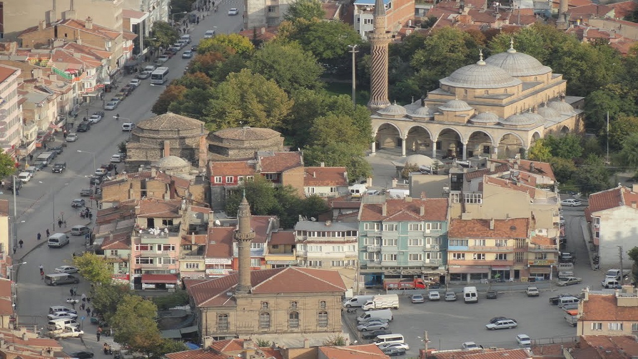 Karahisar Kalesinden çekilmiş şehir görüntüleri