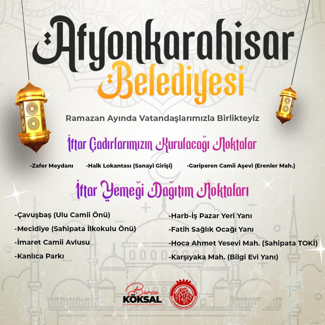 Afyon Iftar Noktalari