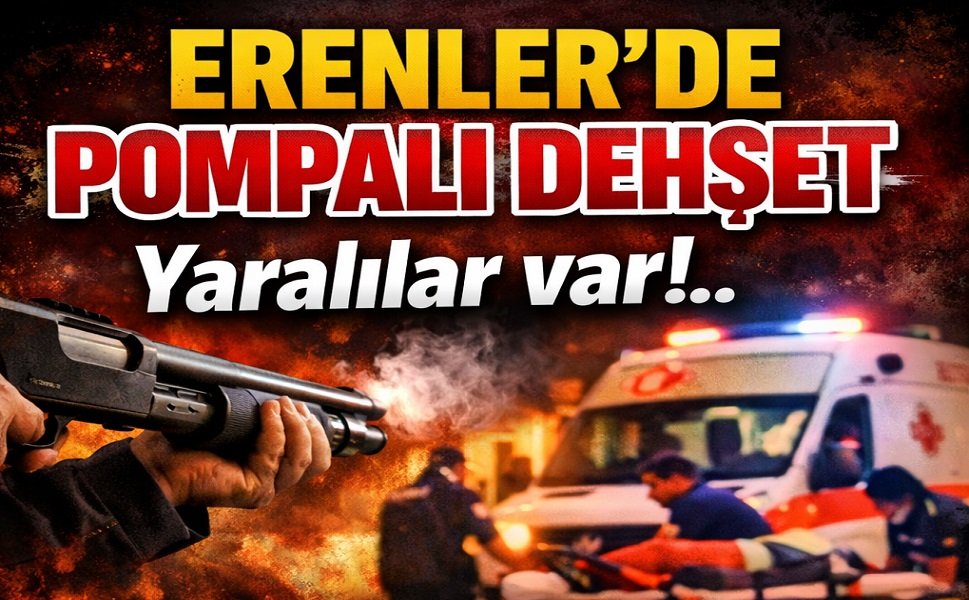 Erenler'de kafe önünde pompalı kavga!..