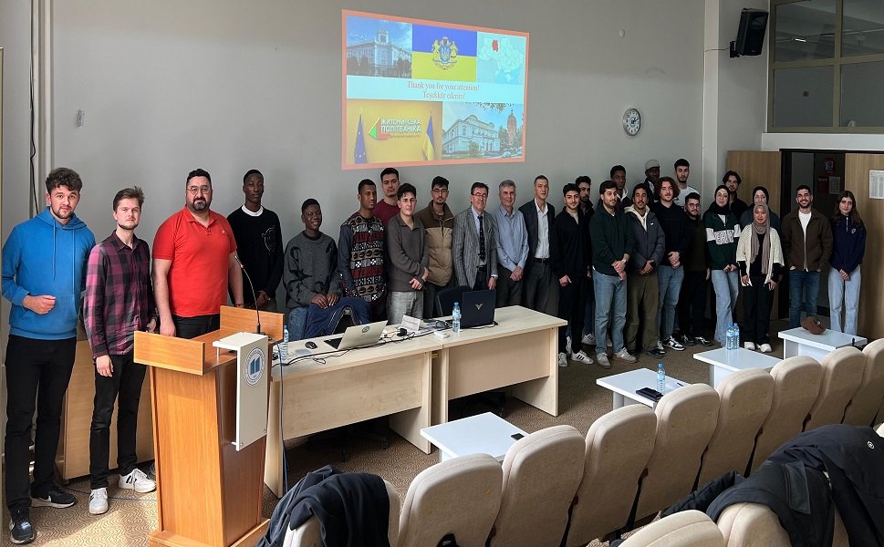 Ukraynalı öğrenciler AKÜ’de eğitim programına katıldı