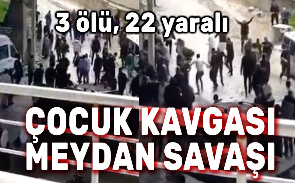 Çacuk kavgası faciası: 3 ölü, 22 yaralı var!..