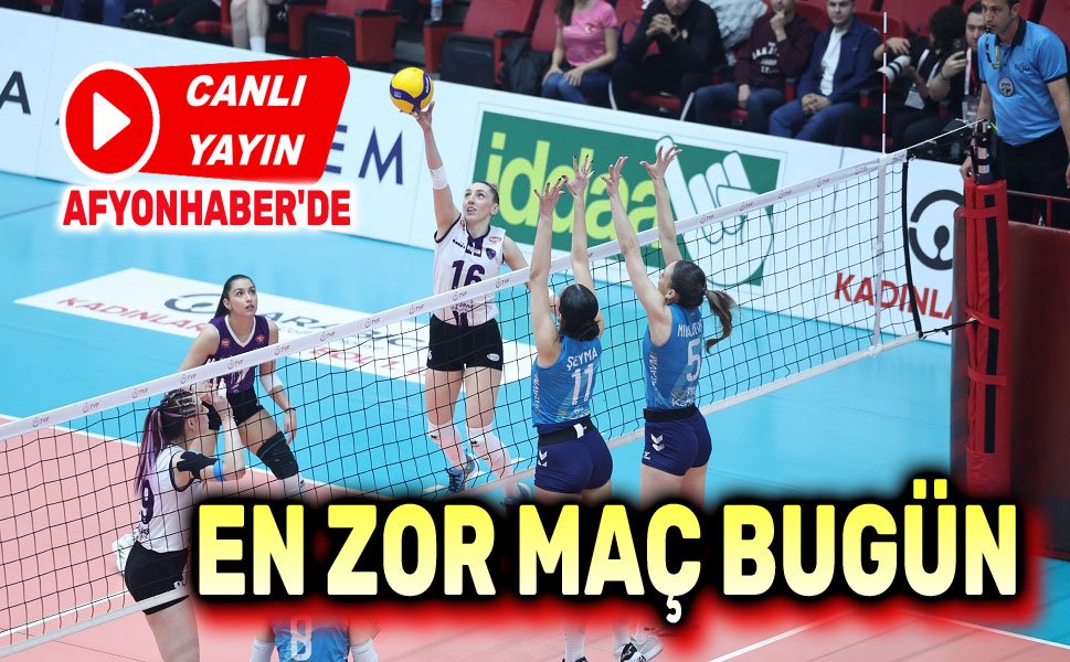 Afyon Belediye Yüntaş maçı canlı yayın bugün!..