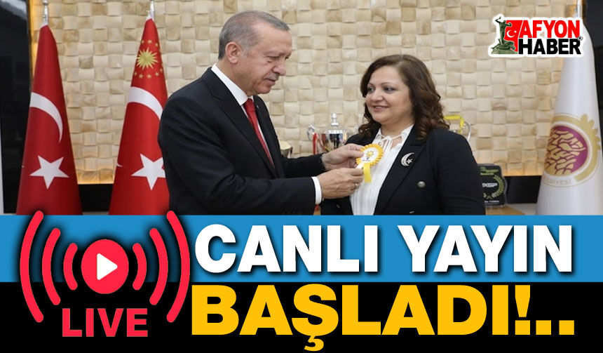 Katılım töreni canlı yayında Afyonhaber'de