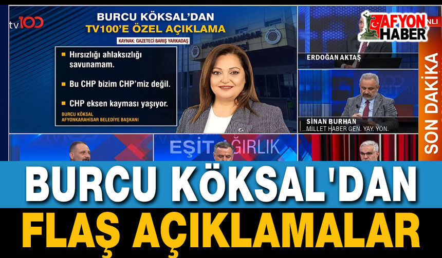 Başkan Burcu Köksal'dan son dakika açıklamalar