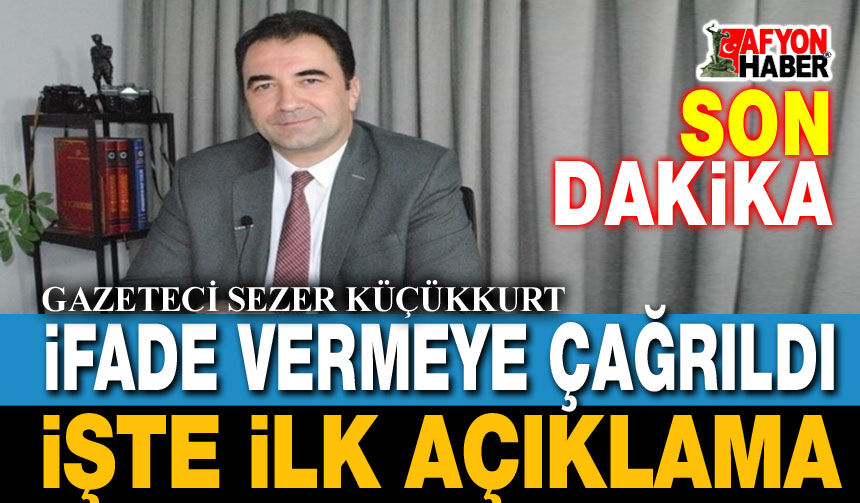 Gazeteci Sezer Küçükkurt serbest bırakıldı