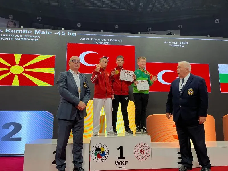30. Balkan Çocuklar Karate Şampiyonası'nda Afyon’un Gururu 6