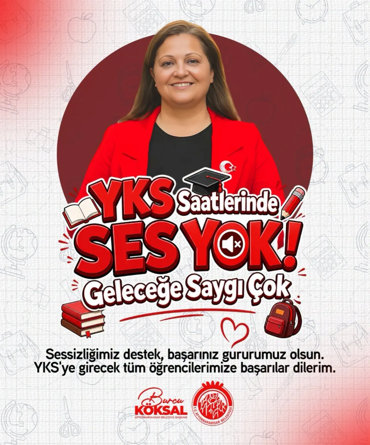 Başkan Köksal Yks Öncesi Başarılar Diledi