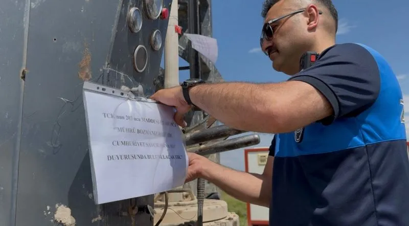 Heybeli Termal'deki İzinsiz Sondaj Aracı Mühürlendi 4