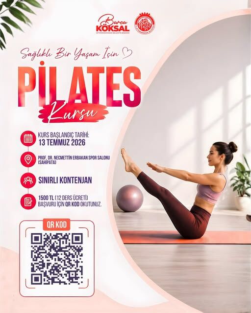 Necmettin Erbakan Spor Salonu’nda Pilates Kursu Başlıyor!