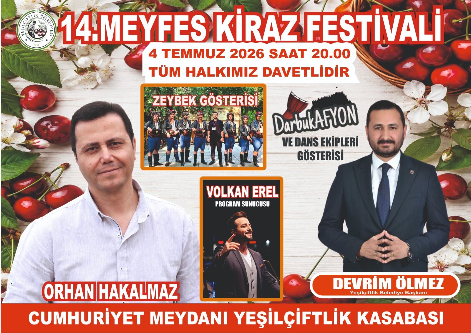 14. Meyfes Kiraz Festivali Başlıyor