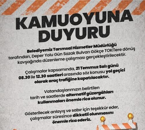 Afyonkarahisar Belediyesinden