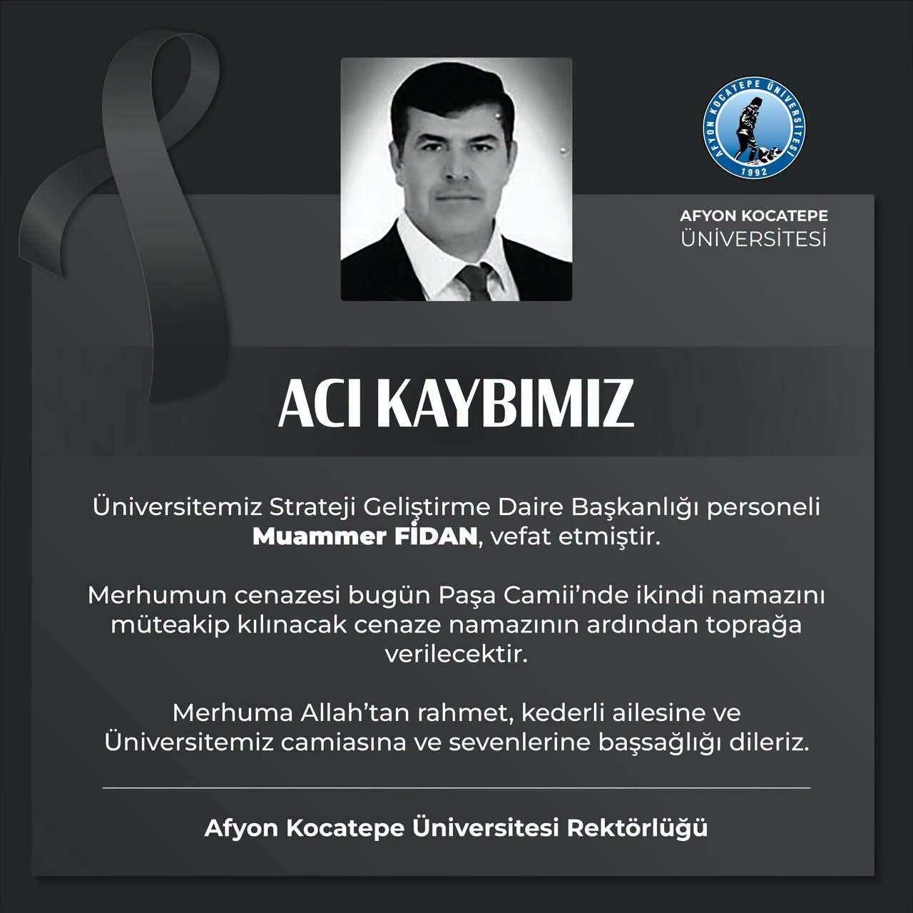 Akü Vefat
