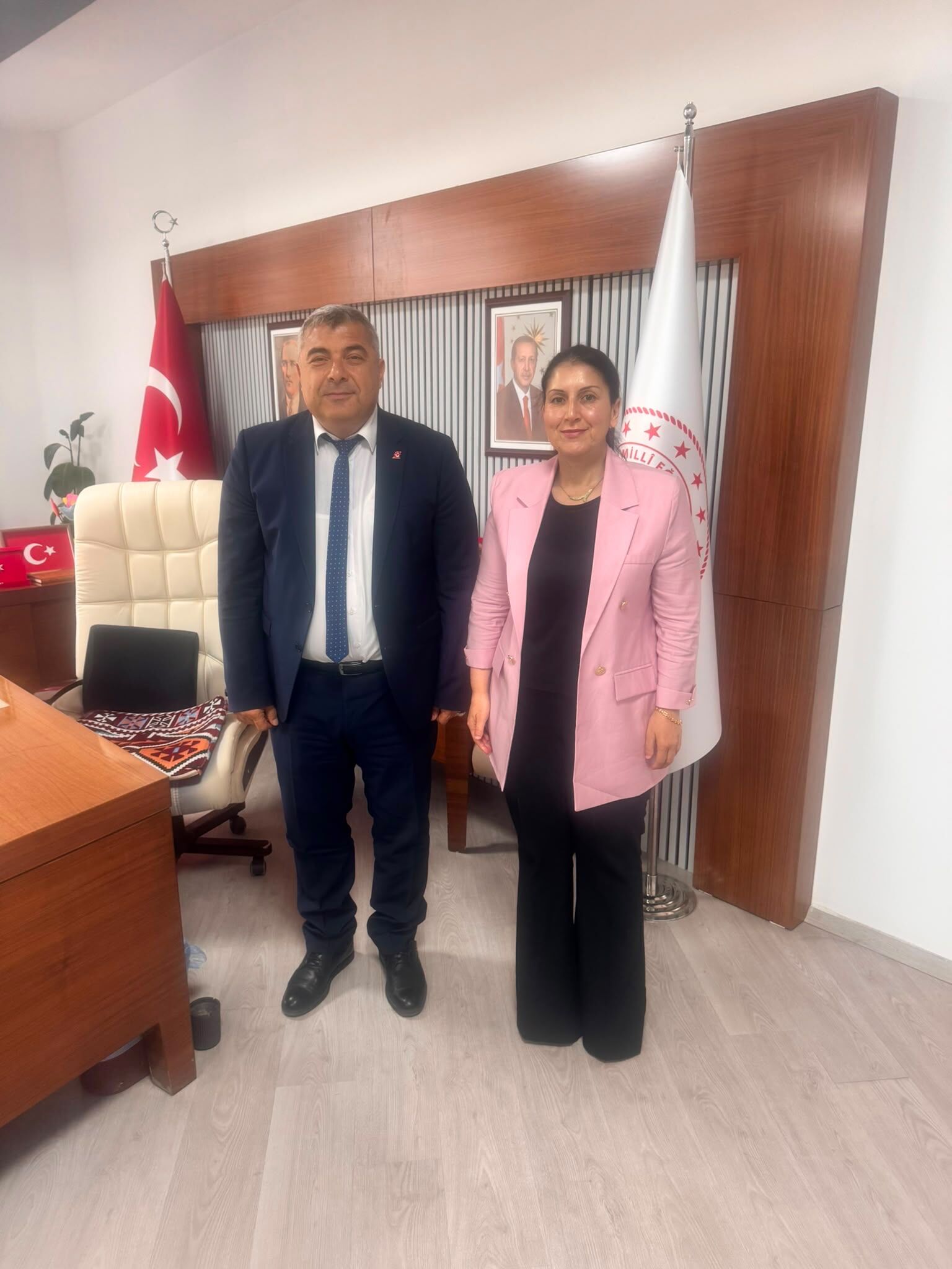 Konfederasyon Başkanından Müdür Sünnetçi'ye Ziyaret-1