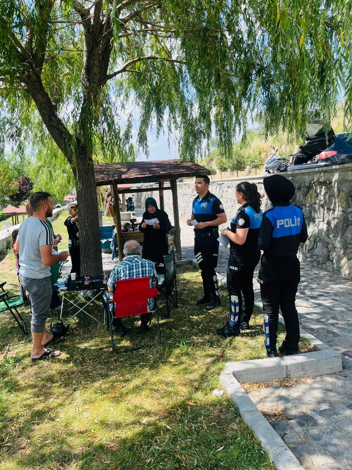 Polis Ekipleri Vatandaşlara Yangın Eğitimi Verdi (3)