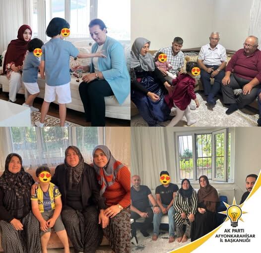 Sosyal Poli̇ti̇kalar Başkanliğindan Koruyucu Ai̇lelere Zi̇yaret
