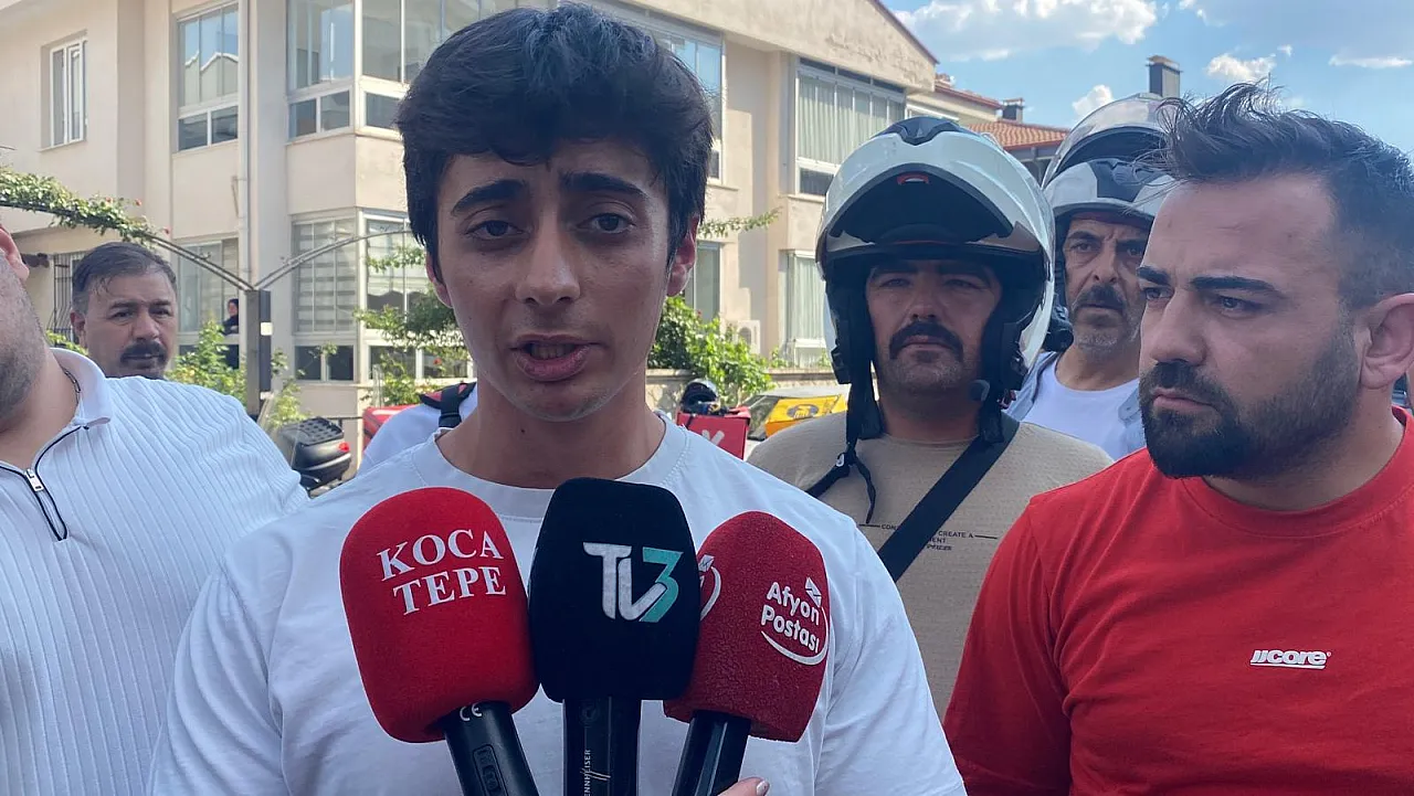 Afyon’da Motorlu Kuryeler Isyan Etti (2)
