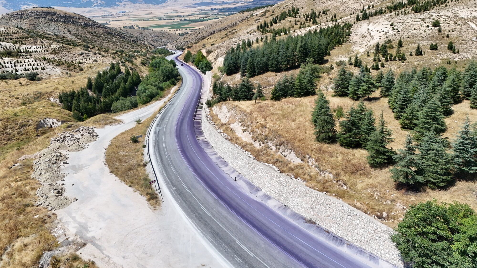 Afyon'da Yola Boya Döken Sürücünün Cezası Belli Oldu (1)-1