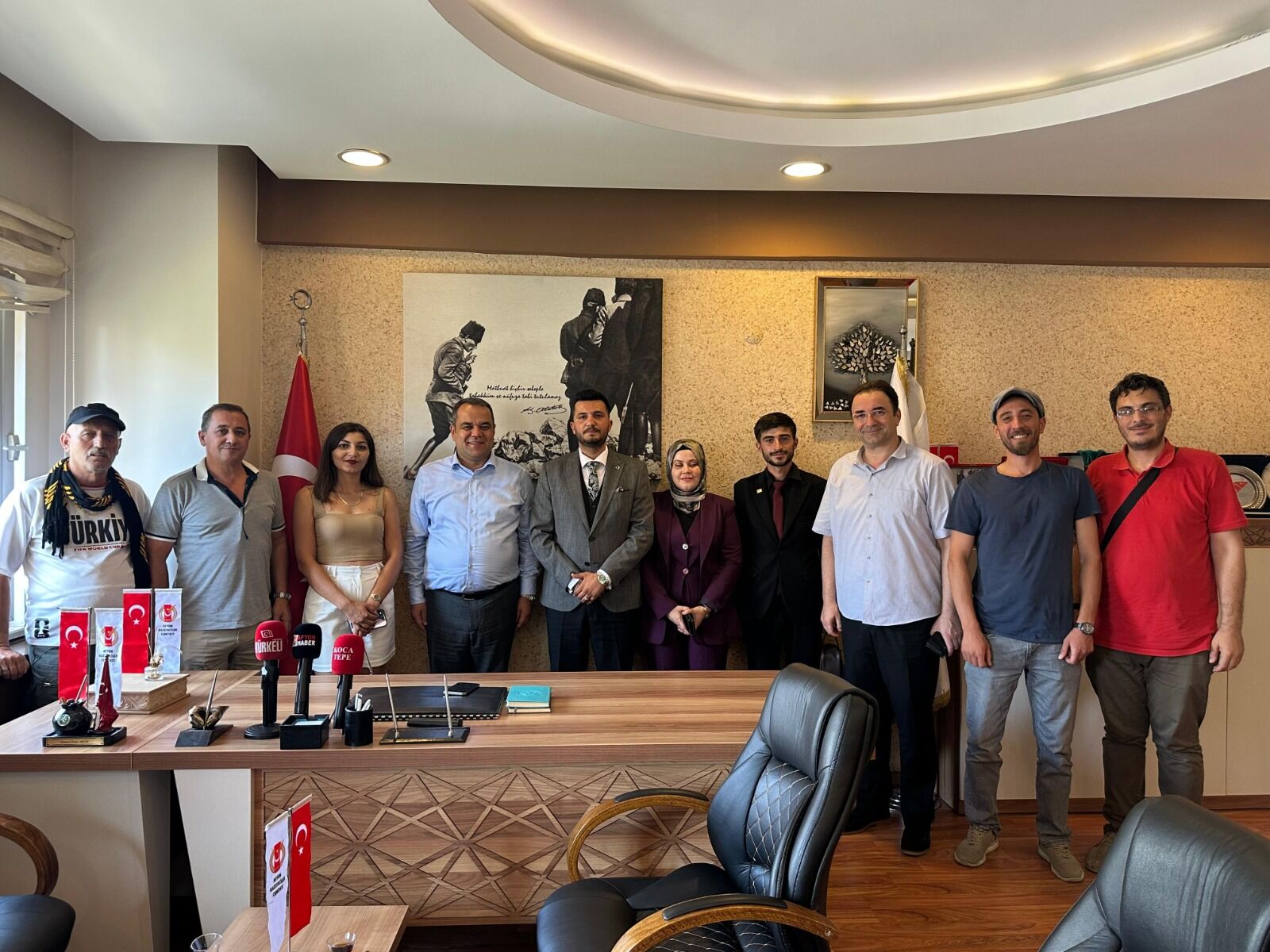 Anahtar Parti Gençlik Kollarından Afyon Gazeteciler Cemiyeti’ne Ziyaret (1)