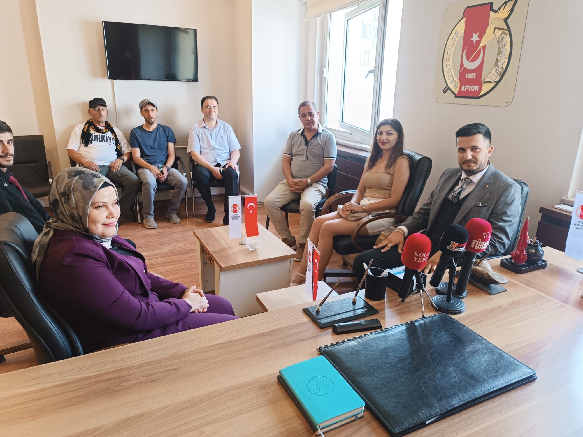Anahtar Parti Gençlik Kollarından Afyon Gazeteciler Cemiyeti’ne Ziyaret (3)