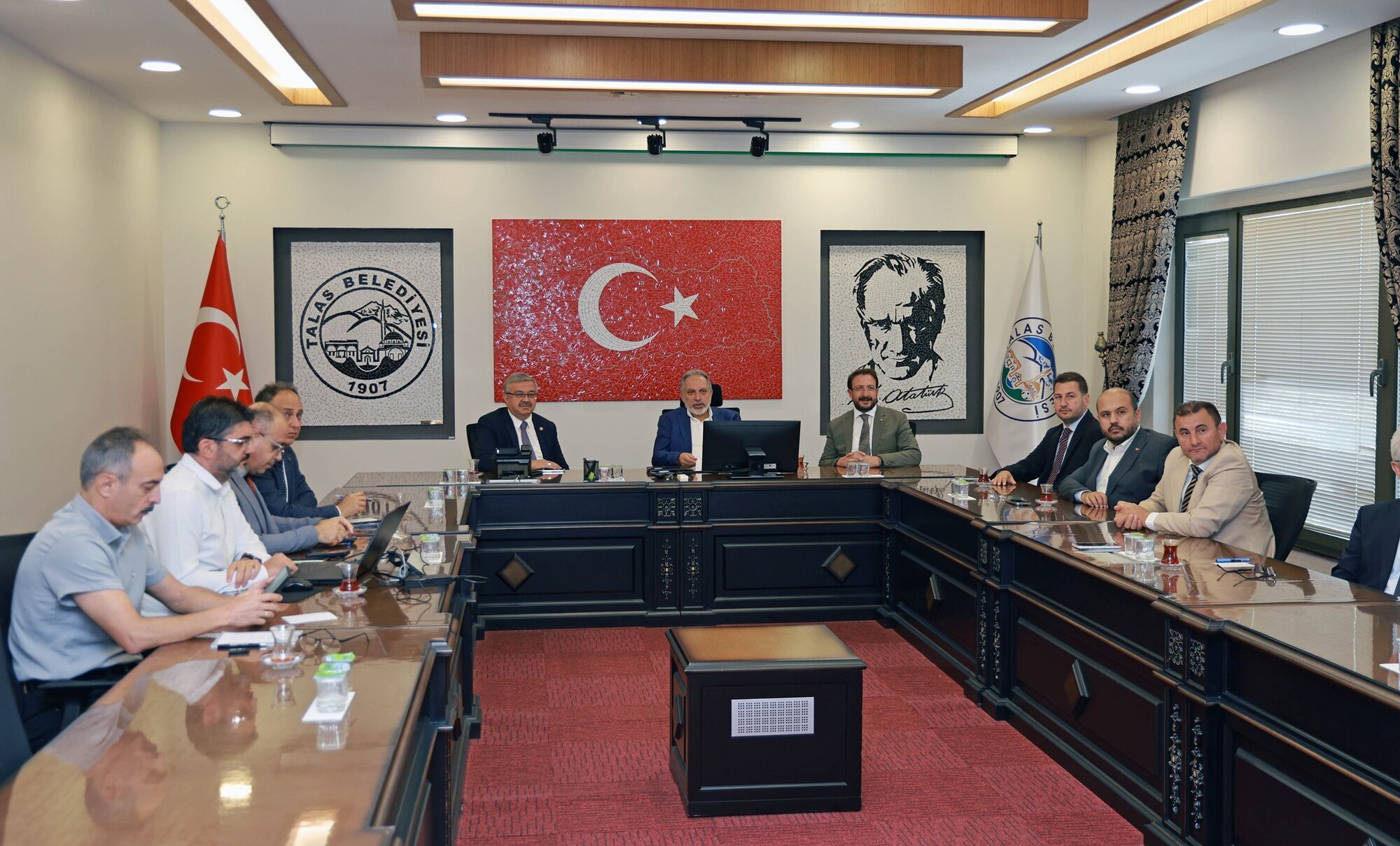 İbrahim Yurdunuseven Talas Belediyesi’ni Ziyaret Etti (1)