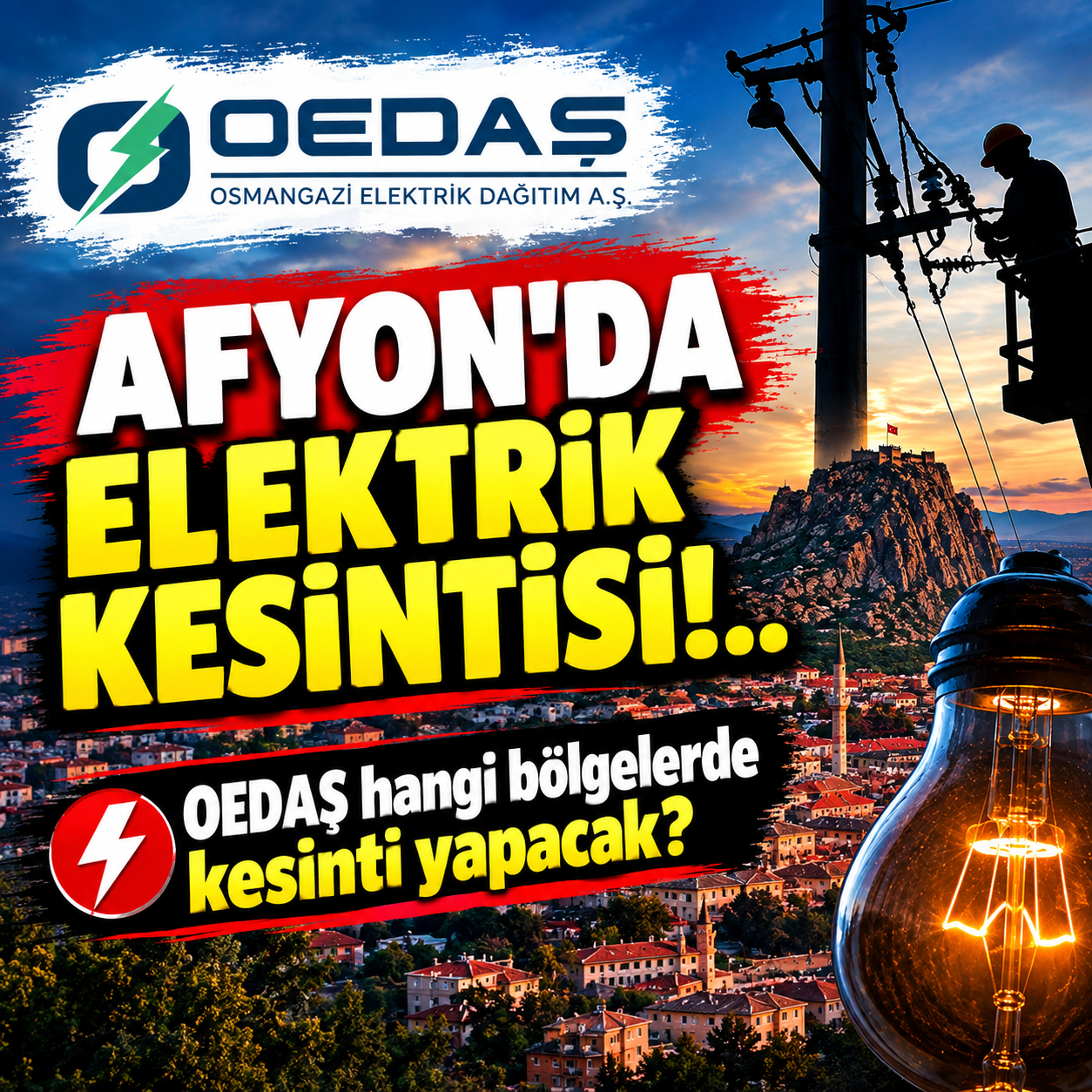 Afyon Elektrik Oedas Kesinti