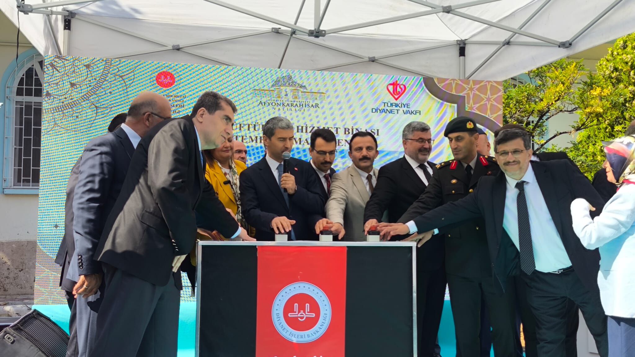 Afyon’da Yeni Müftülük Binasının Temeli Atıldı (1)