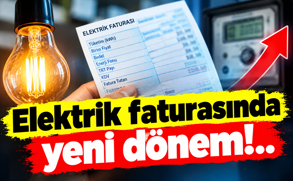 Elektrik faturasında yeni dönem!..