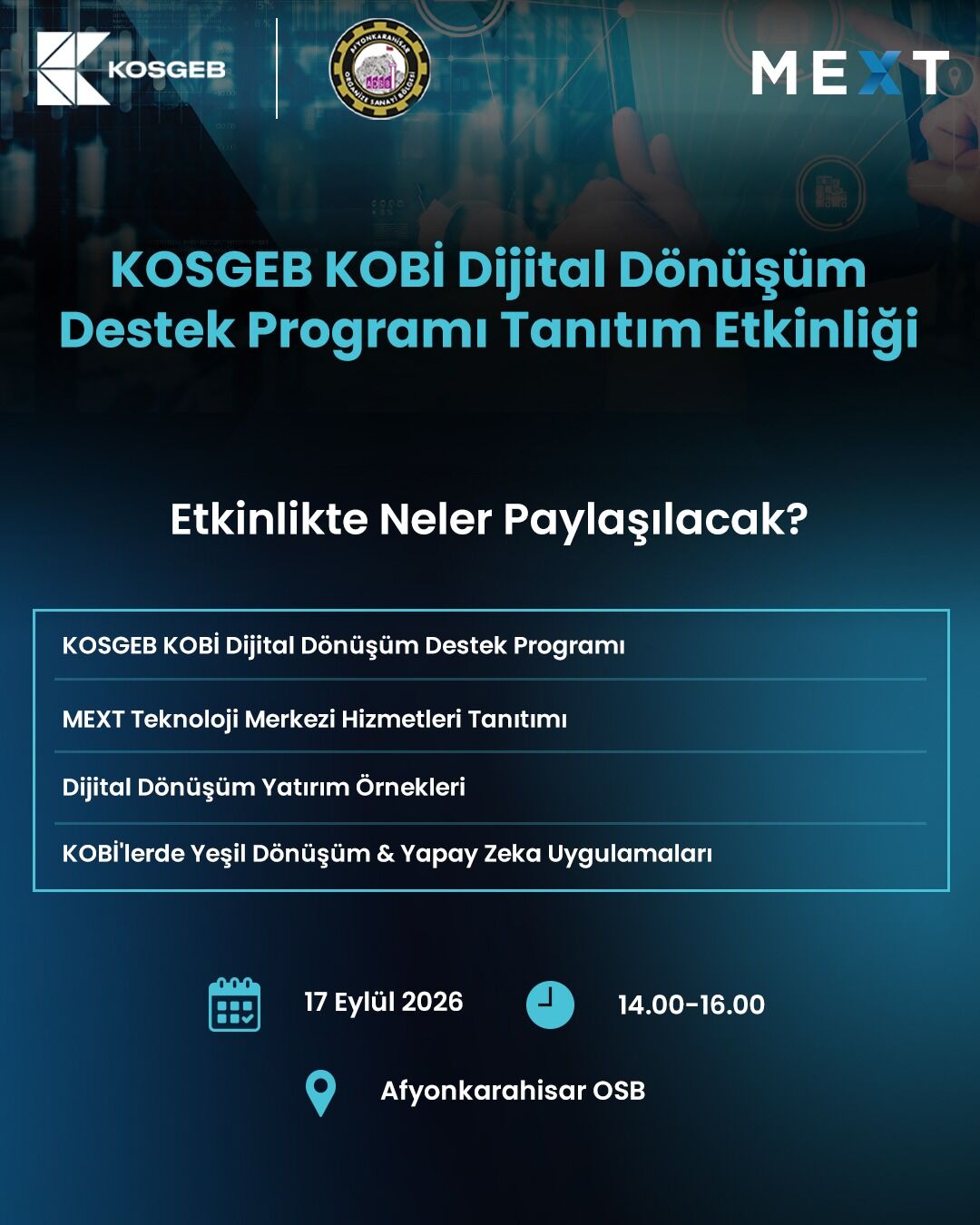Kosgeb Dijital Dönüşüm Destek Programı Tanıtılıyor (2)