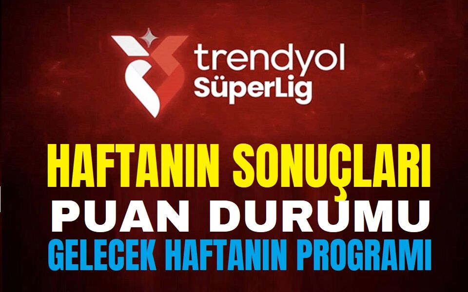 Süper Ligde 6. Hafta sonu: Puan durumu, gelecek hafta
