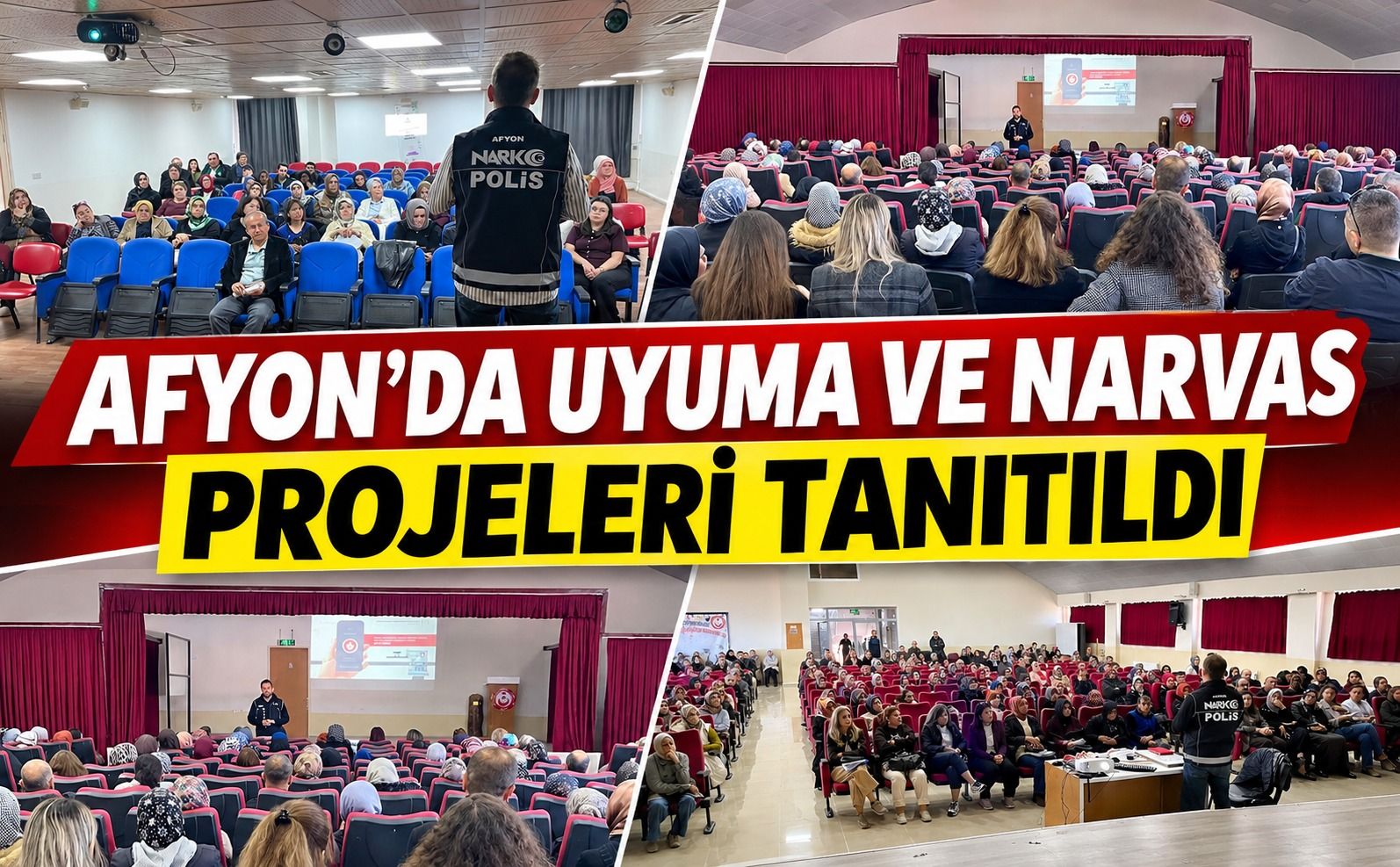 Afyon'da UYUMA ve NARVAS Projeleri Tanıtıldı
