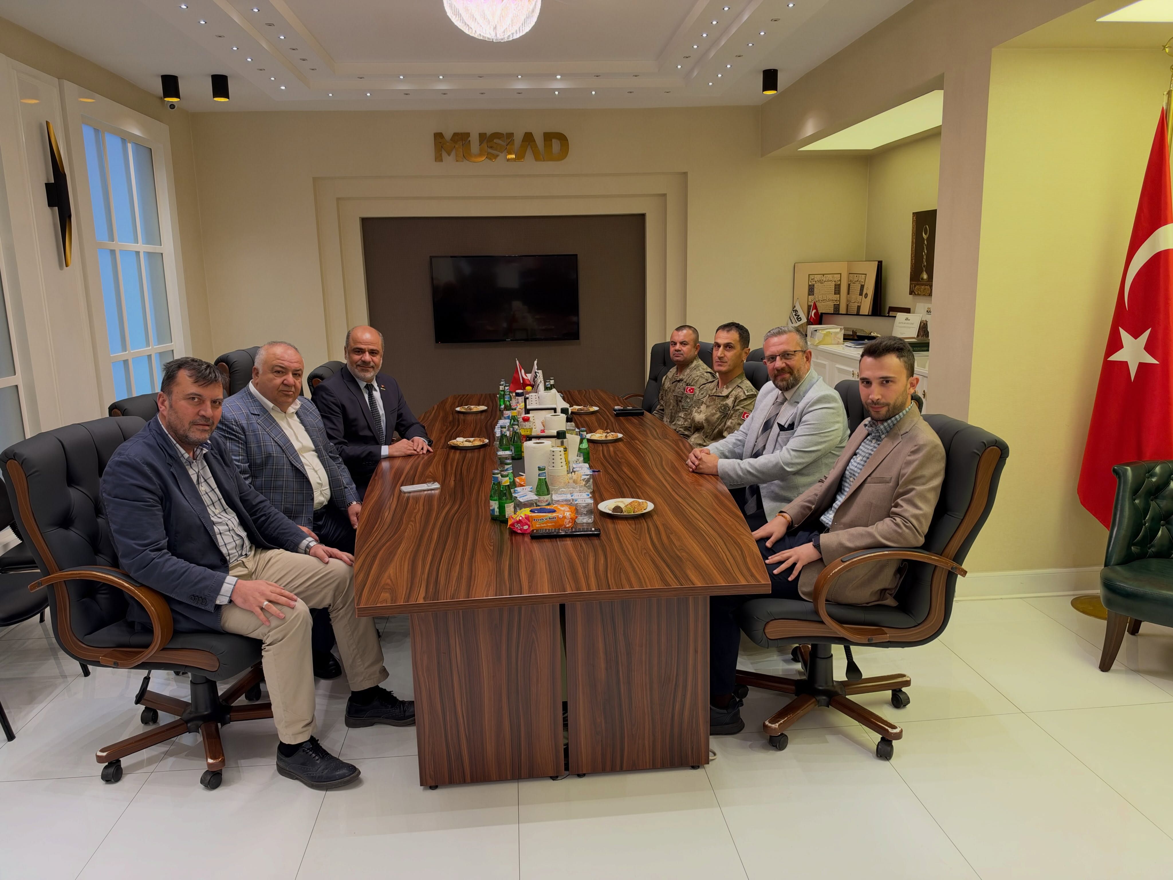 Garnizon Komutanı Kıral'dan MÜSİAD'a Ziyaret