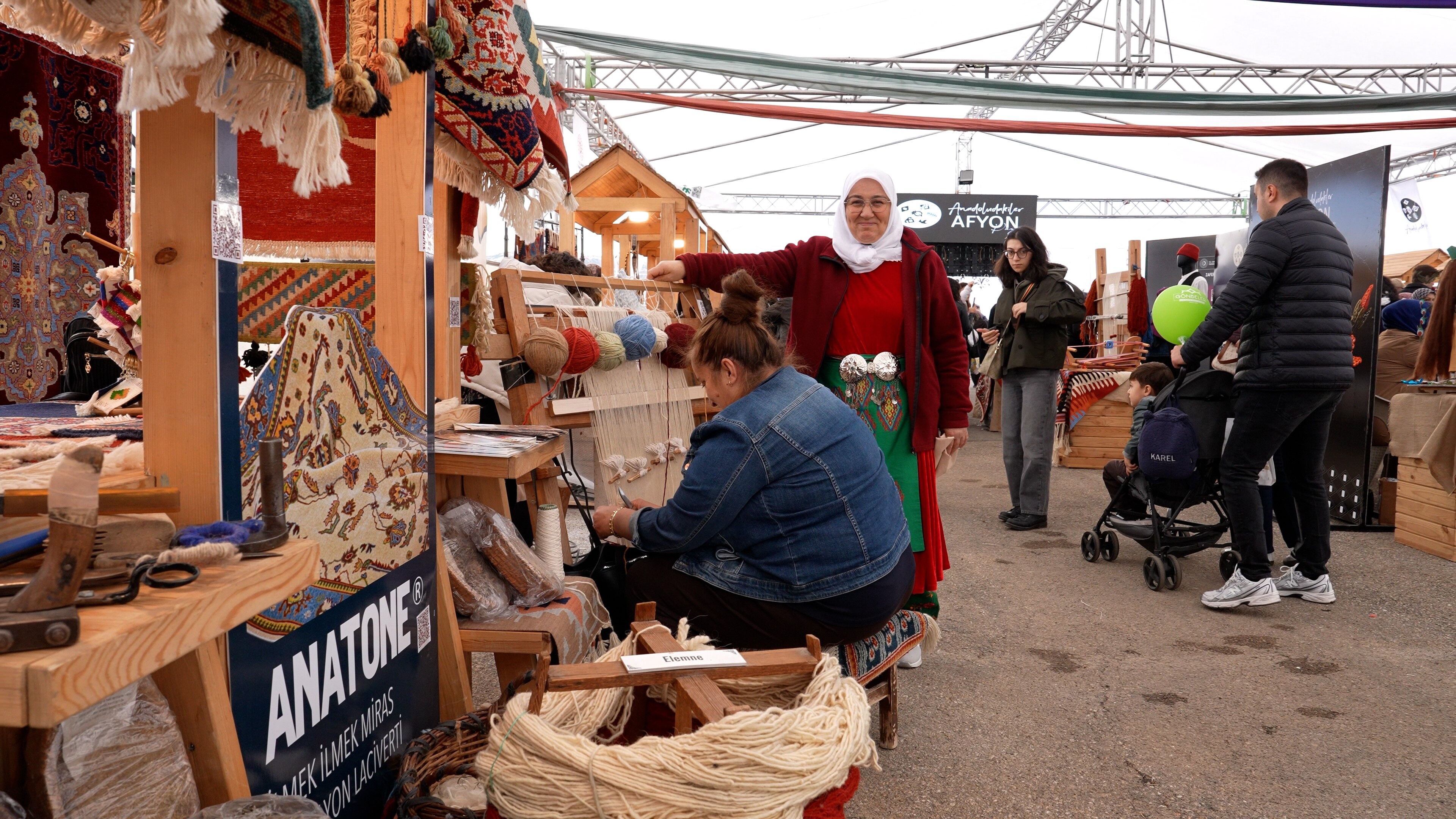 Afyo’da Geleneksel Keçe Sanatı Defileyle Geleceğe Taşındı (6)
