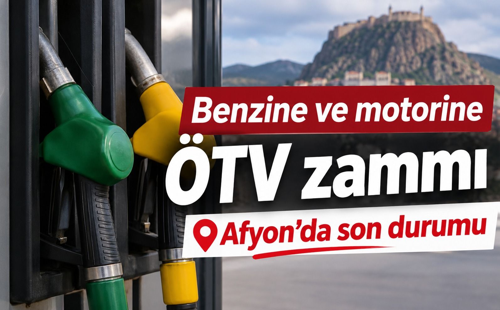 Benzine ve motorine ÖTV zammı, Afyon'da son durumu