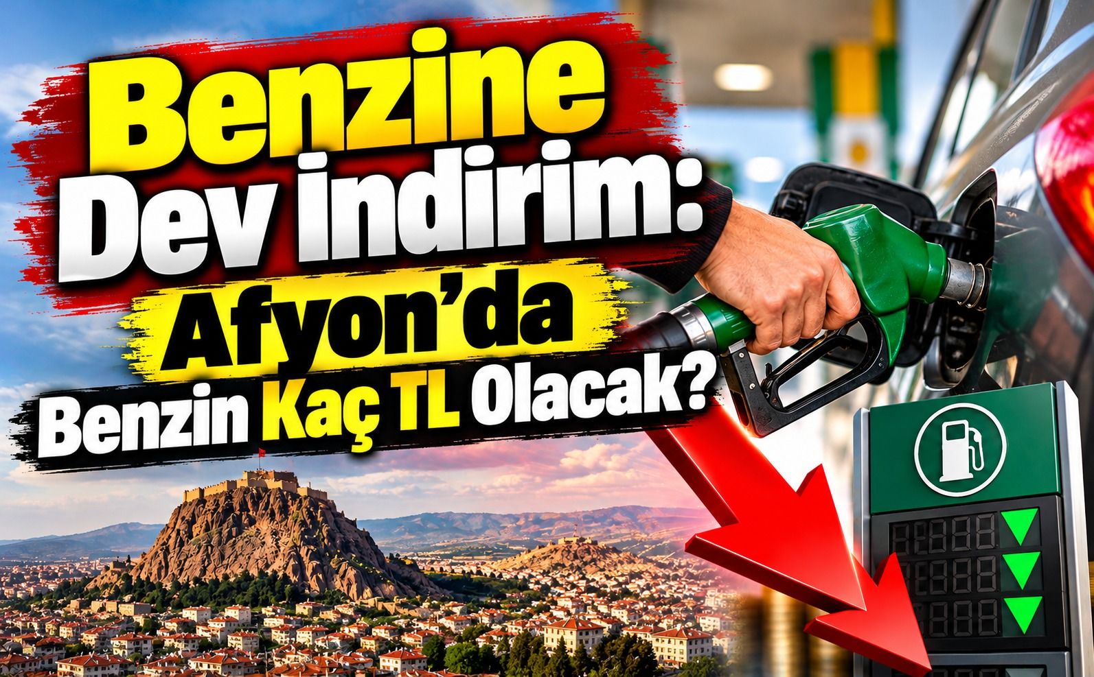 Benzine indirim geliyor: Afyon'da güncel fiyatlar