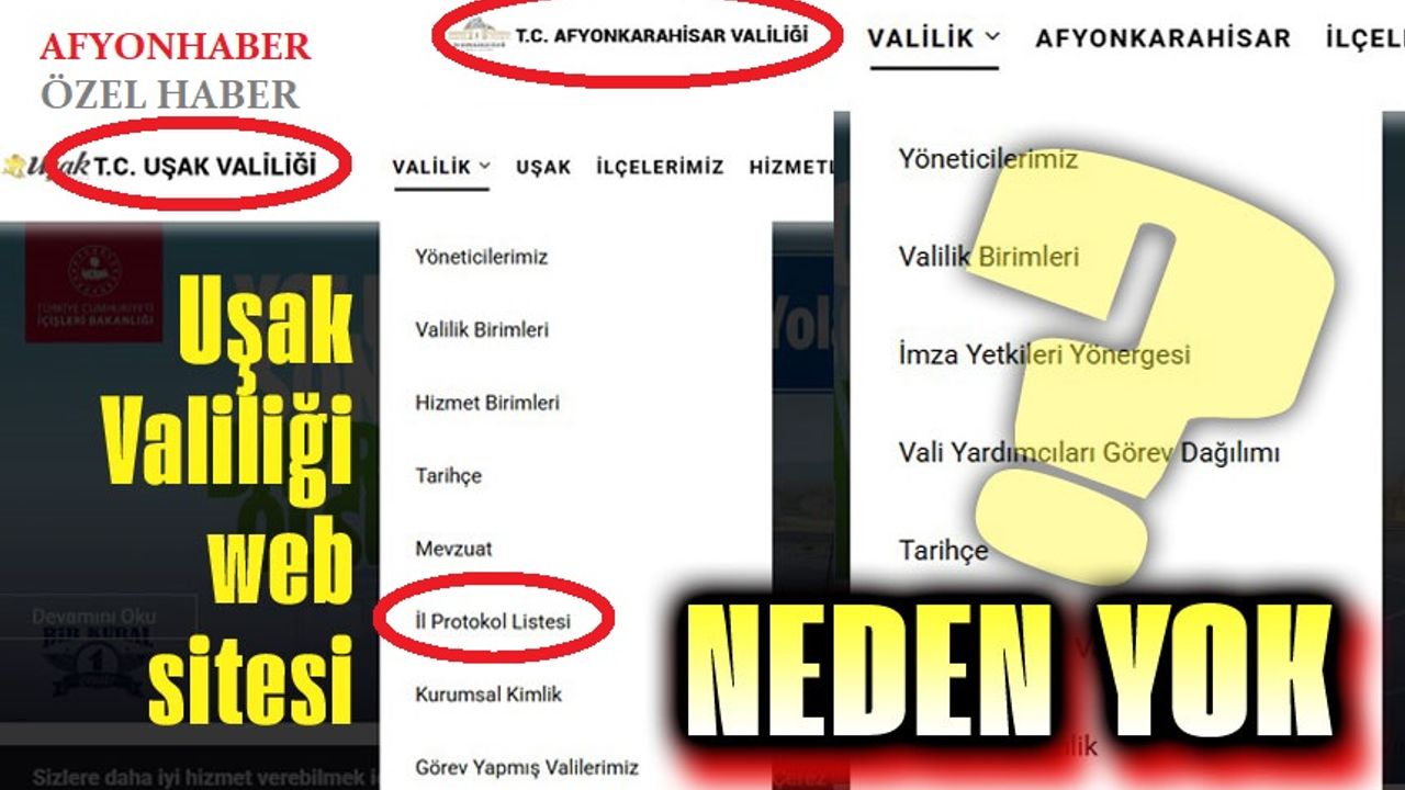 Afyon'da protokol listesi krizİ devam ediyor!..