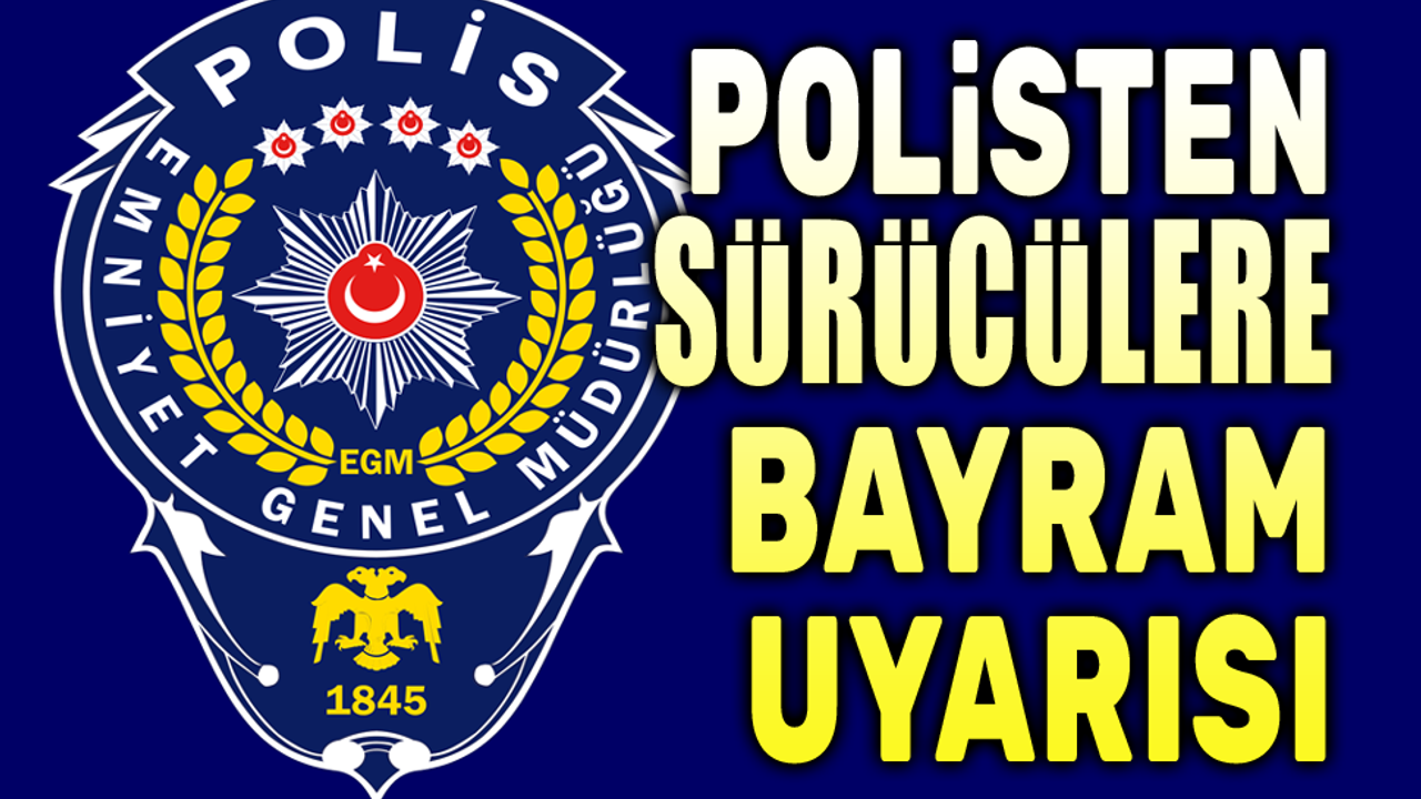 Afyon'da polisten sürücülere bayram uyarısı