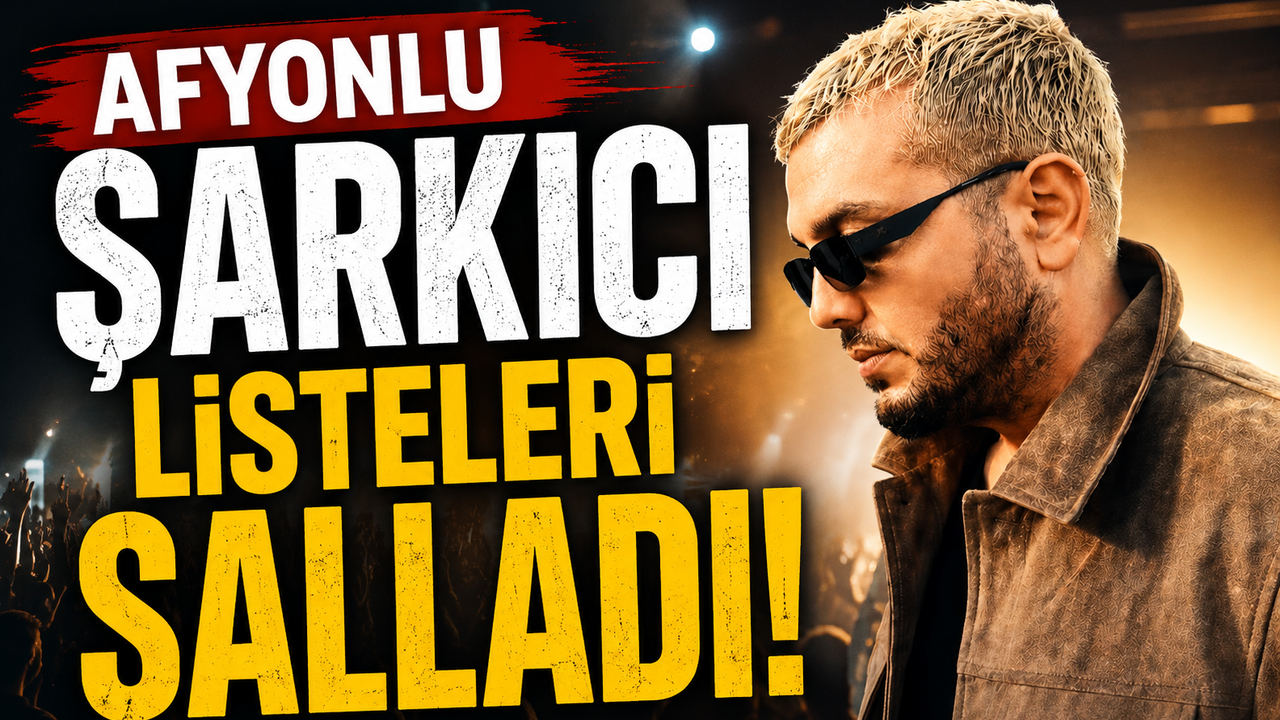 Afyonlu şarkıcı listeleri salladı