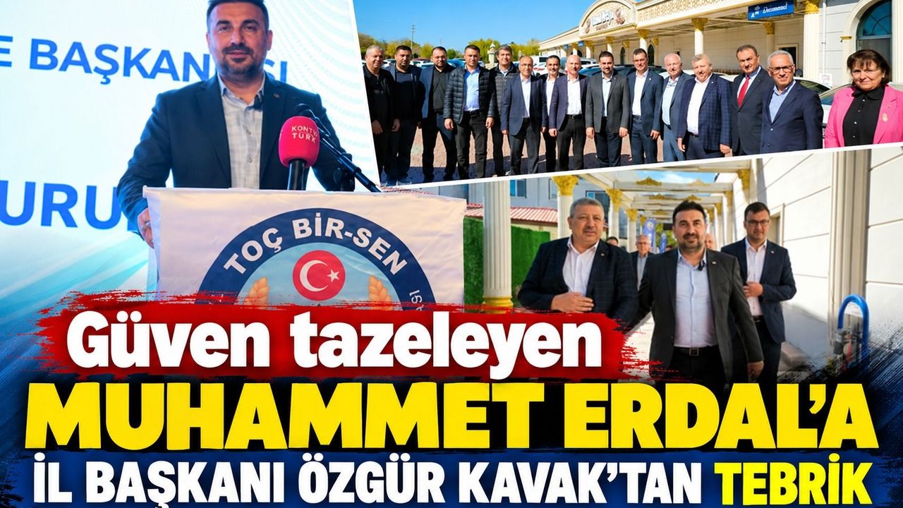 Erdal'a Kavak'tan tebrik