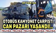 Afyon yolcu otobüsü kazası!..
