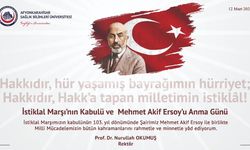 AFSÜ Rektörü Prof. Dr. Okumuş'tan İstiklal Marşı'nın 103. Yılına Özel Mesaj