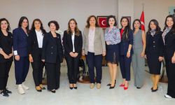 Afyonlu girişimci kadınlardan Başkan Burcu Köksal'a ziyaret
