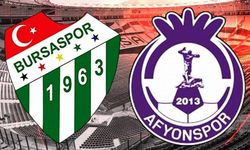 Bursaspor - Afyonspor maçı canlı yayın
