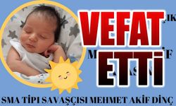 Mehmet Akif bebek vefat etti