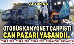 Afyon'da yolcu otobüsü kazası