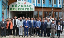 MHP heyeti Sinanpaşa'da MHP'li belediyeleri ziyaret etti