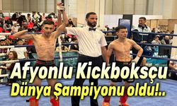 Afyonlu Kickboksçu Dünya Şampiyonu oldu!..