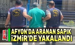 Afyon'da aranan sapık İzmir'de yakalandı