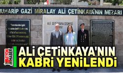 Ali Çetinkaya'nın kabri yenilendi