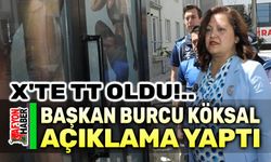 Başkan Burcu Köksal açıklama yaptı