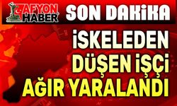 İnşaatta iskeleden düşen işçi ağır yaralandı